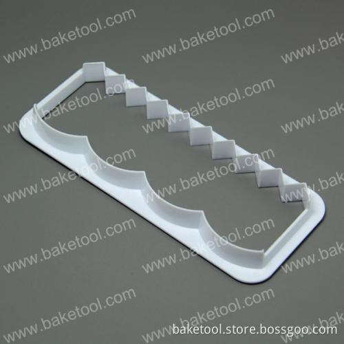 Plastic Edge Decorator Cake Cookie Paste Cutter for Cake Decoration
